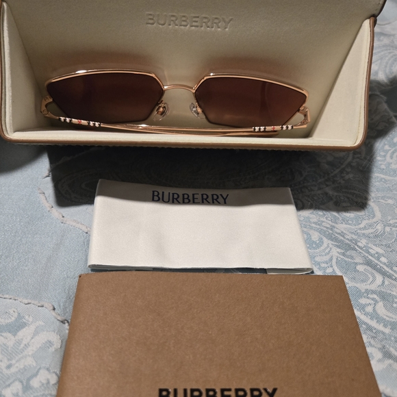 Burberry Rose Gold & Pink Womens Sunglasses Style DaphneModel code BE3133 133 - Picture 7 of 14
